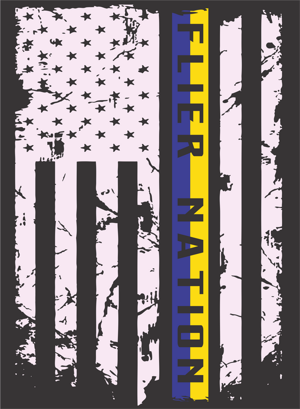 Phaze 1 T-Shirt Design, Clyde Fliers, Flyer Nation, American Flag